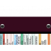 WhiteCoat Clipboard® Trifold - Wine Physical Therapy Edition